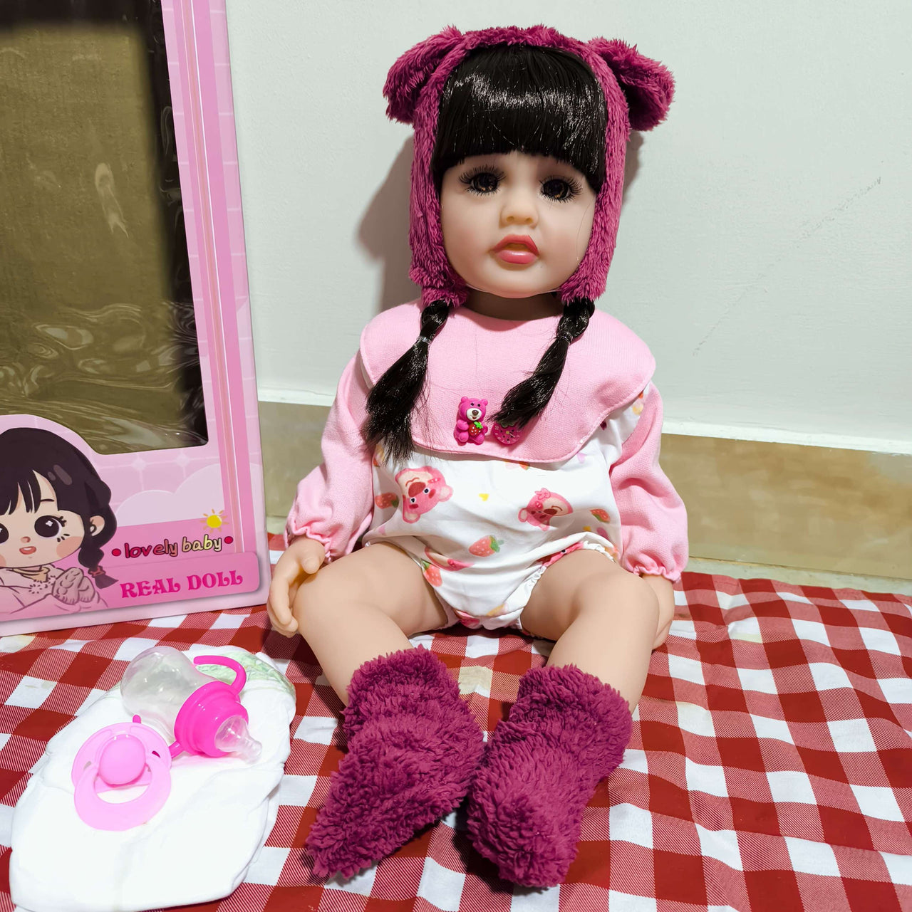 Muñeca bebe realista de 55 cm